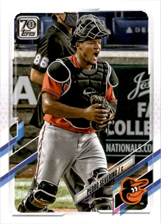 2021 Topps #22 Pedro Severino NM-MT Baltimore Orioles Baseball Card - Baseball Card Single