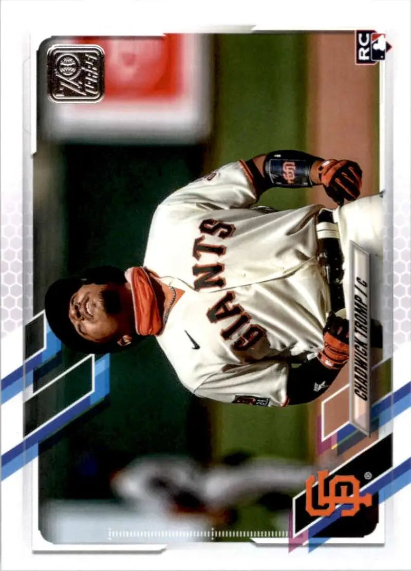 2021 Topps #221 Chadwick Tromp NM-MT RC Rookie San Francisco Giants Baseball Card - Baseball Card Single