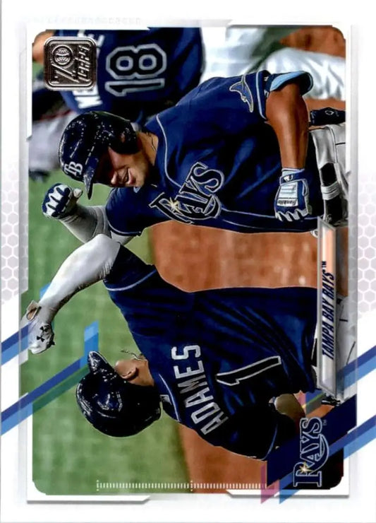 2021 Topps #222 Tampa Bay Rays NM-MT Baseball Card - Baseball Card Single