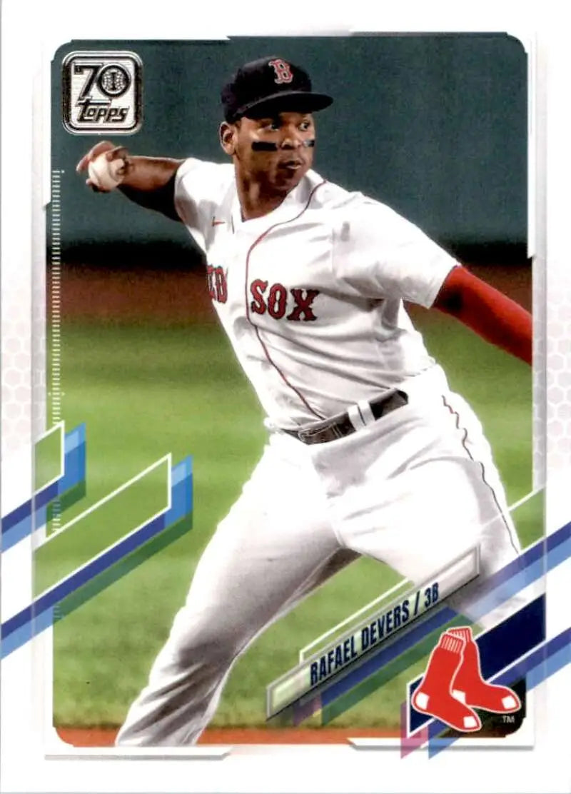 2021 Topps #226 Rafael Devers NM-MT Boston Red Sox Baseball Card - Baseball Card Single