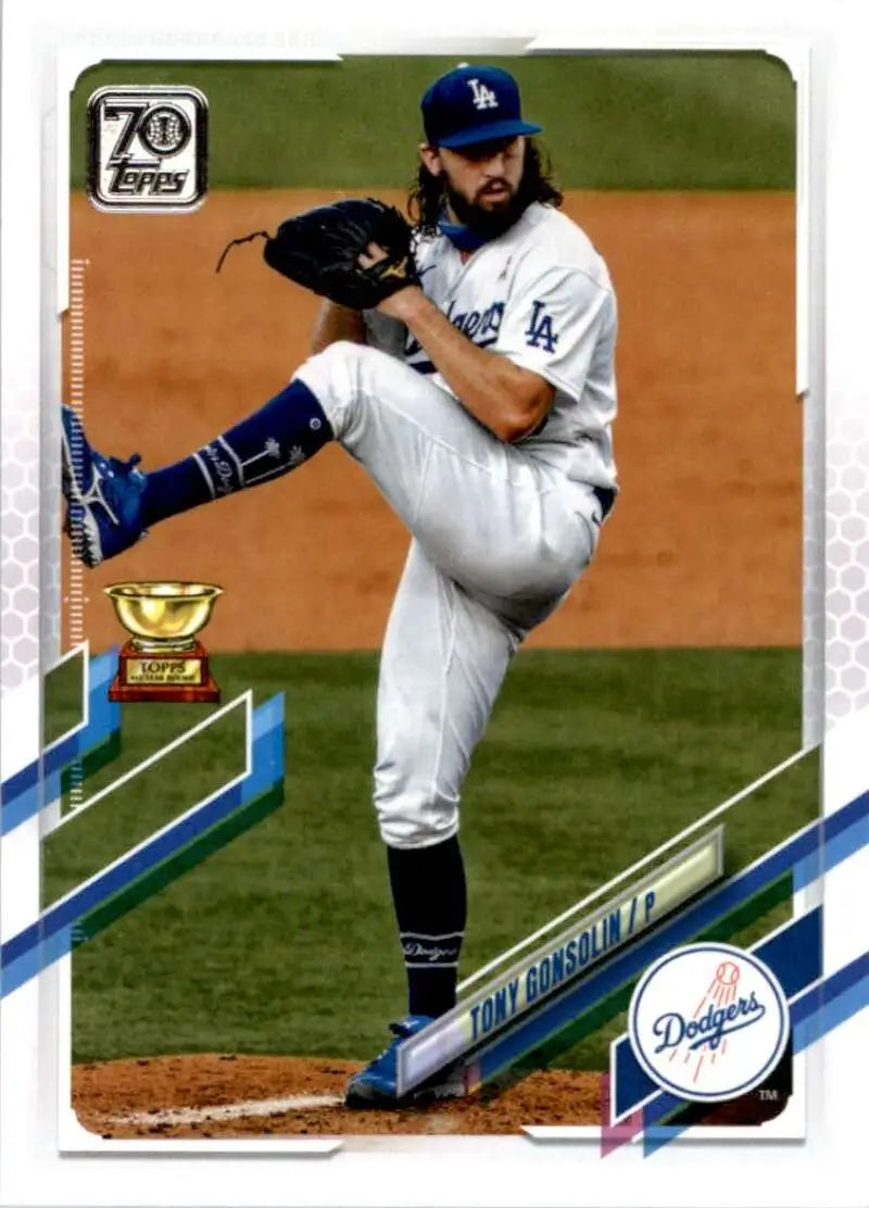 2021 Topps #230 Tony Gonsolin NM-MT Los Angeles Dodgers Baseball Card - Baseball Card Single