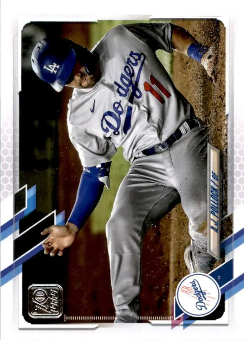 2021 Topps #235 A.J. Pollock NM-MT Los Angeles Dodgers Baseball Card - Baseball Card Single