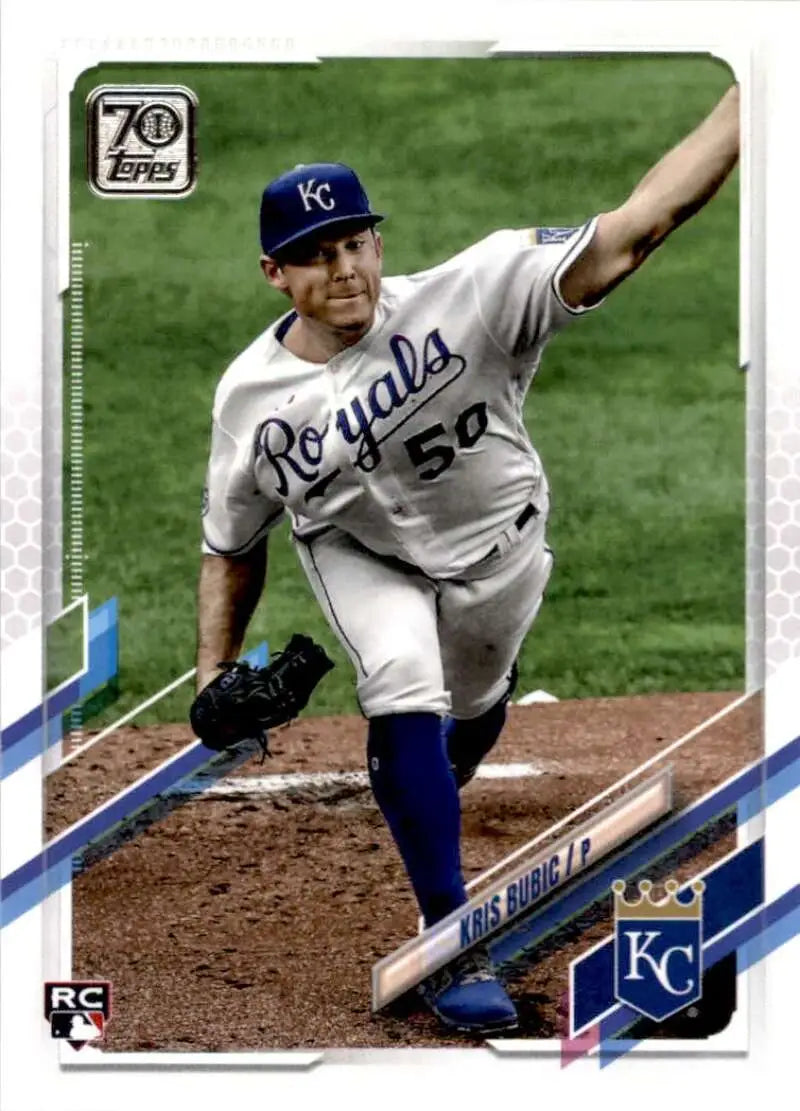 2021 Topps #238 Kris Bubic NM-MT RC Rookie Kansas City Royals Baseball Card - Baseball Card Single