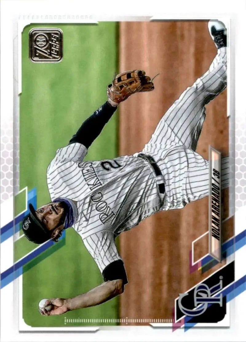 2021 Topps #24 Nolan Arenado NM-MT Colorado Rockies Baseball Card - Baseball Card Single
