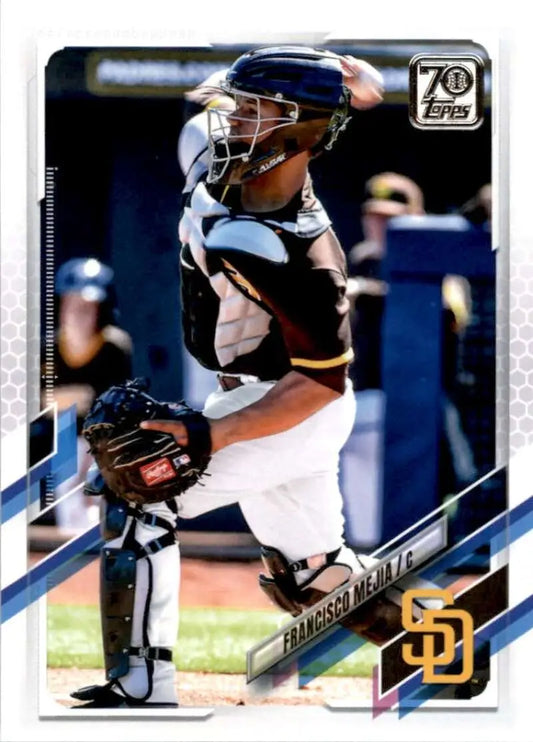 2021 Topps #248 Francisco Mejia NM-MT San Diego Padres Baseball Card - Baseball Card Single