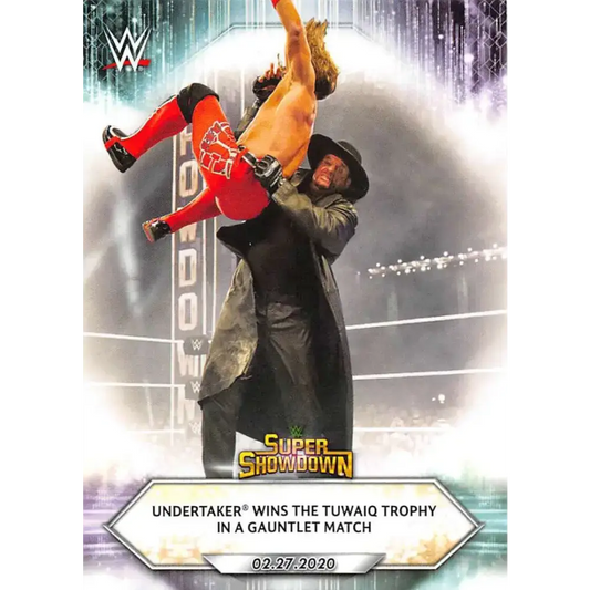 2021 Topps #25 Undertaker NM-MT Wrestling Card - Wrestling Card Single