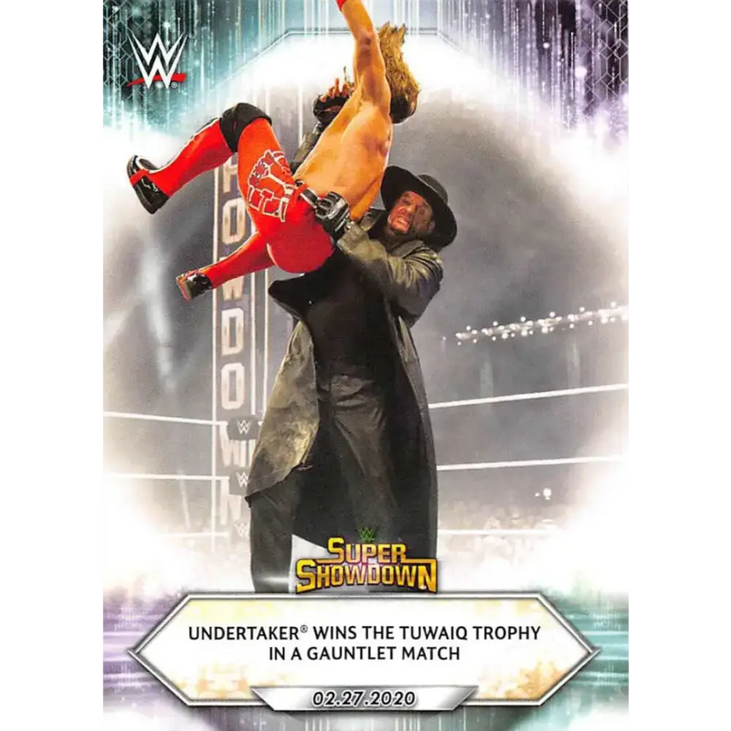 2021 Topps #25 Undertaker NM-MT Wrestling Card - Other