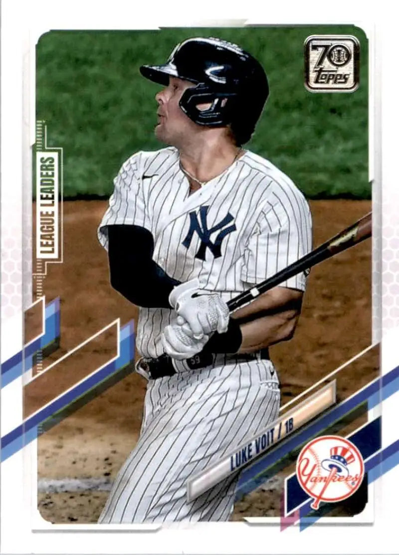 2021 Topps #252 Luke Voit NM-MT New York Yankees Baseball Card - Baseball Card Single