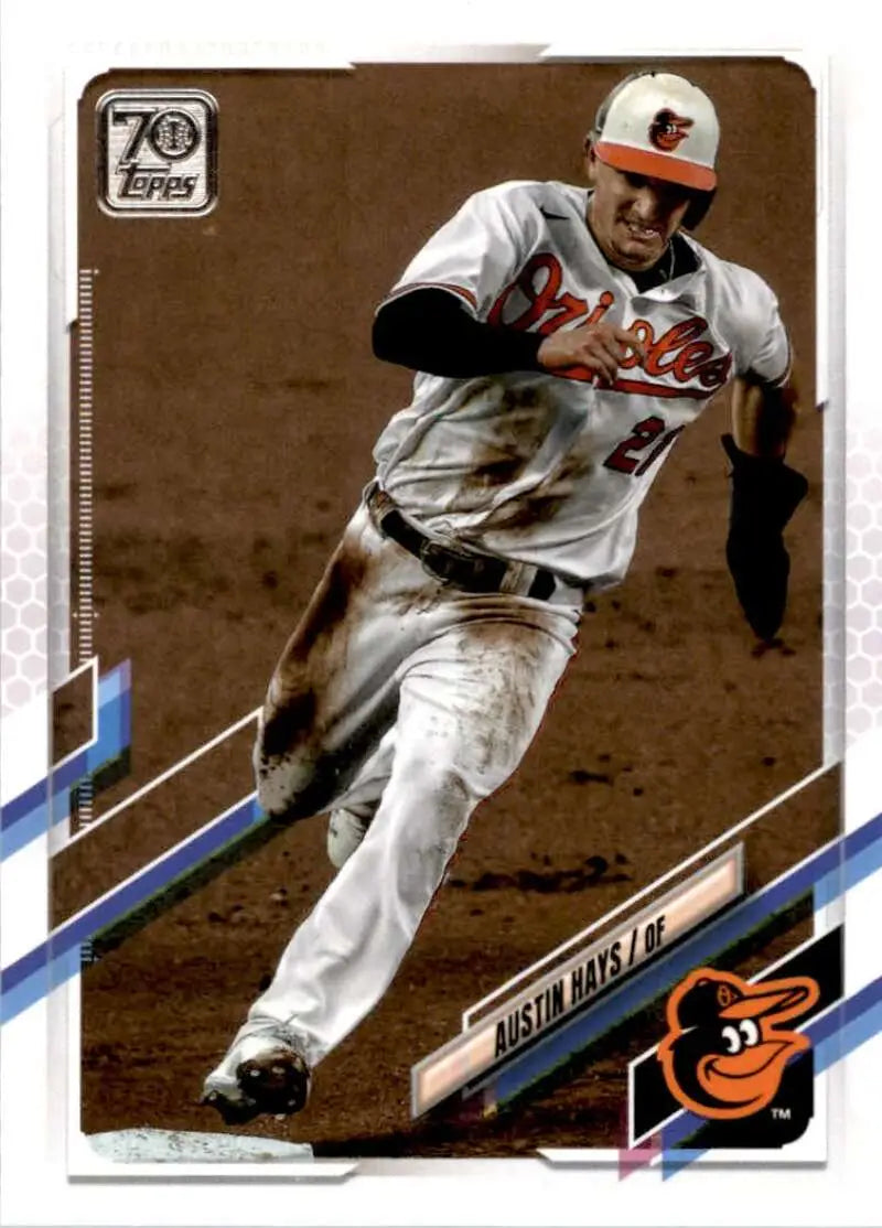 2021 Topps #255 Austin Hays NM-MT Baltimore Orioles Baseball Card - Baseball Card Single