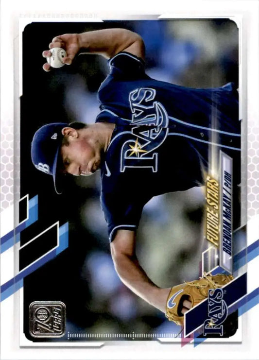 2021 Topps #257 Brendan McKay NM-MT Tampa Bay Rays Baseball Card - Baseball Card Single