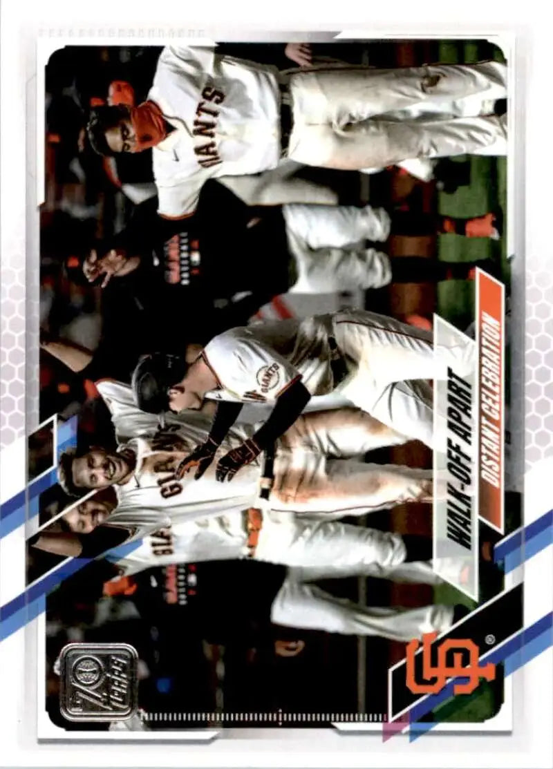 2021 Topps #258 Walk-Off Apart NM-MT San Francisco Giants Baseball Card - Baseball Card Single