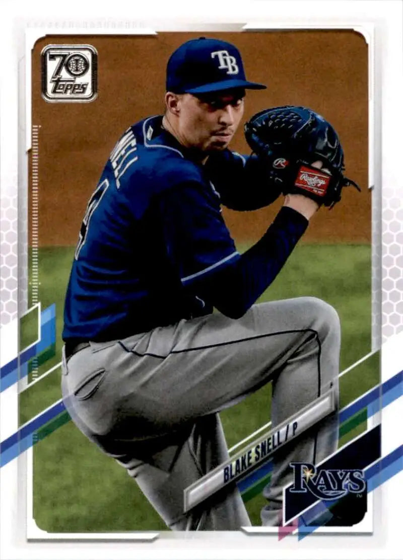 2021 Topps #261 Blake Snell NM-MT Tampa Bay Rays Baseball Card - Baseball Card Single