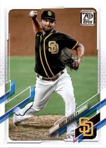2021 Topps #267 Kirby Yates NM-MT Padres - Baseball Card Single