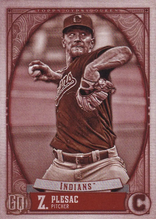 2021 TOPPS #275 GYPSY QUEEN ZACH PLESAC 4/99- CLEVELAND INDIANS - Baseball Card Single