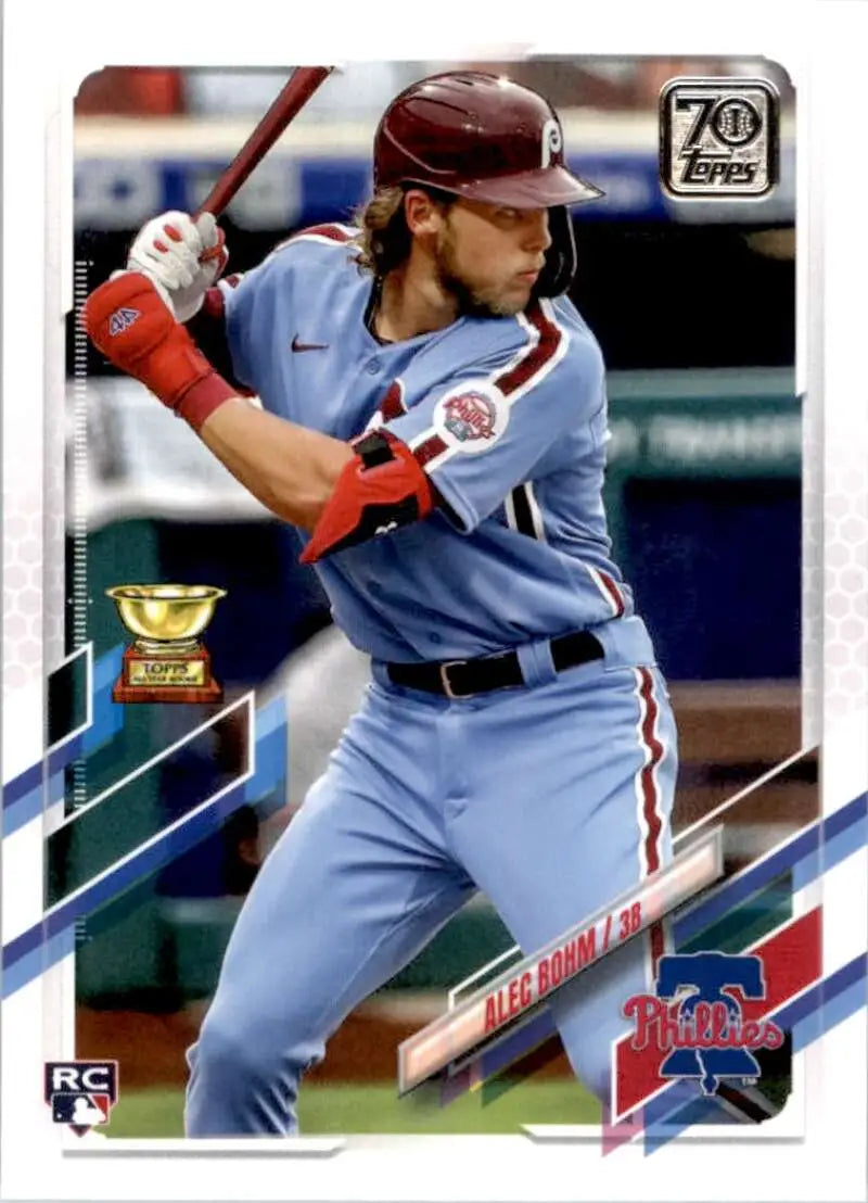 2021 Topps #277 Alec Bohm NM-MT RC Rookie Philadelphia Phillies Baseball Card
