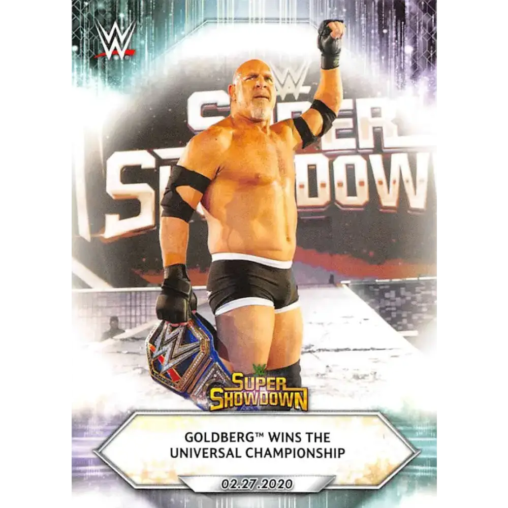 2021 Topps #28 Goldberg NM-MT Wrestling Card - Other