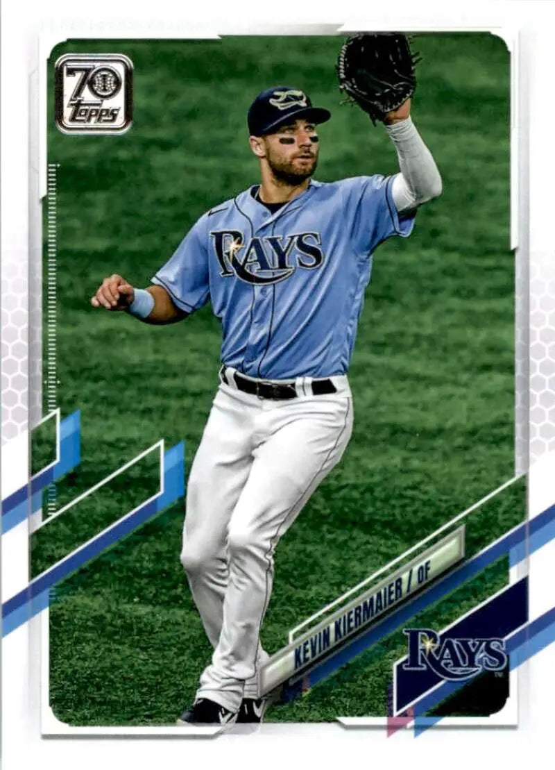 2021 Topps #280 Kevin Kiermaier NM-MT Tampa Bay Rays Baseball Card - Baseball Card Single