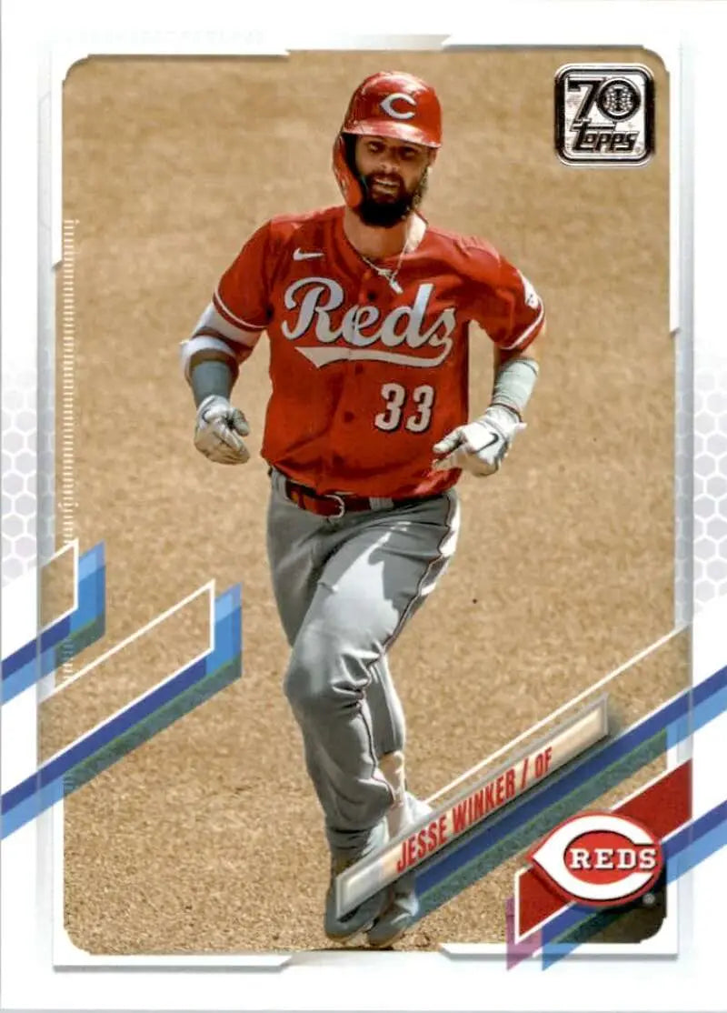2021 Topps #281 Jesse Winker NM-MT Cincinnati Reds Baseball Card - Baseball Card Single