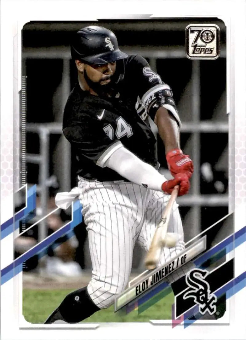 2021 Topps #284 Eloy Jimenez NM-MT Chicago White Sox Baseball Card - Baseball Card Single