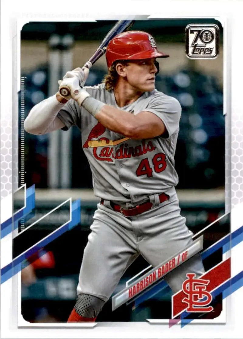 2021 Topps #286 Harrison Bader NM-MT St. Louis Cardinals Baseball Card - Baseball Card Single