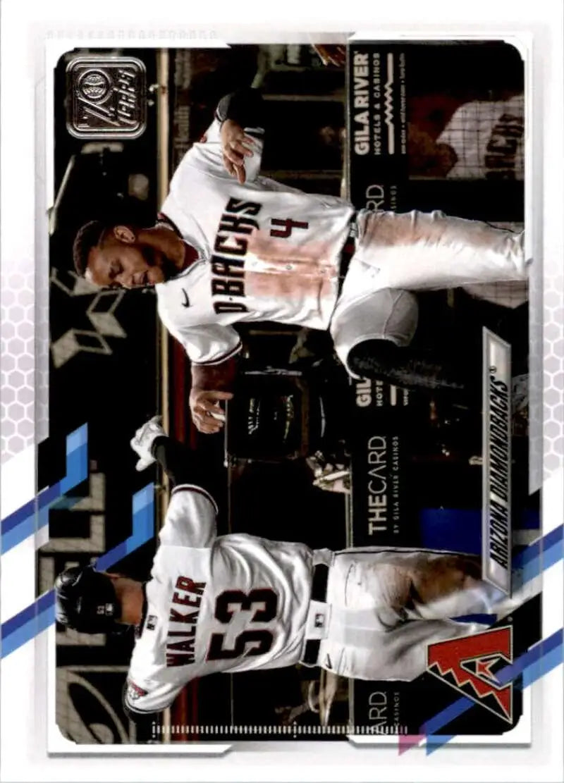 2021 Topps #287 Arizona Diamondbacks NM-MT Baseball Card - Baseball Card Single