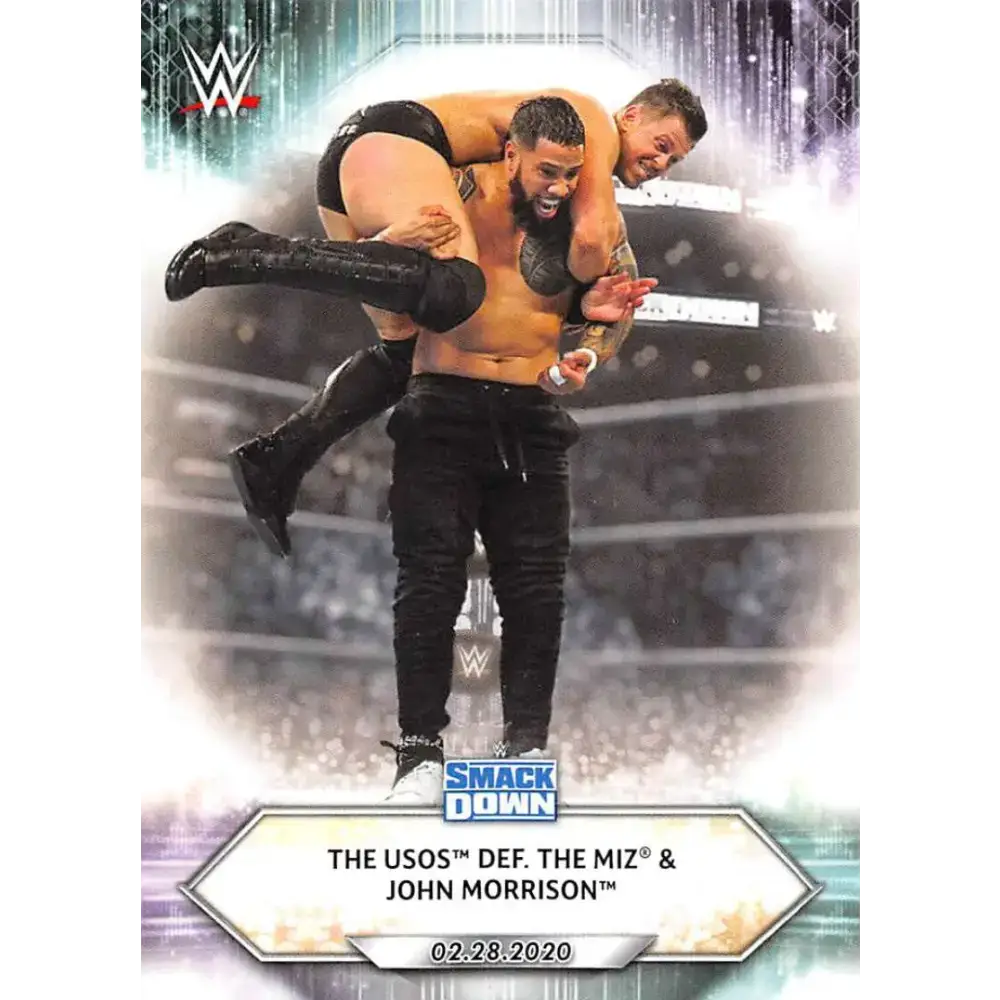 2021 Topps #29 The Usos NM-MT Wrestling Card - Wrestling Card Single