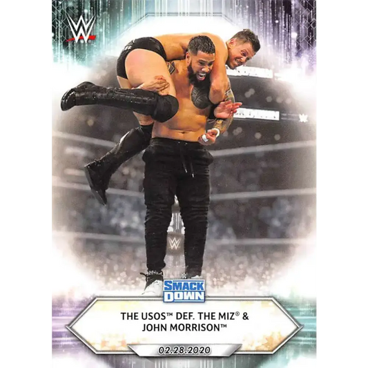 2021 Topps #29 The Usos NM-MT Wrestling Card - Wrestling Card Single