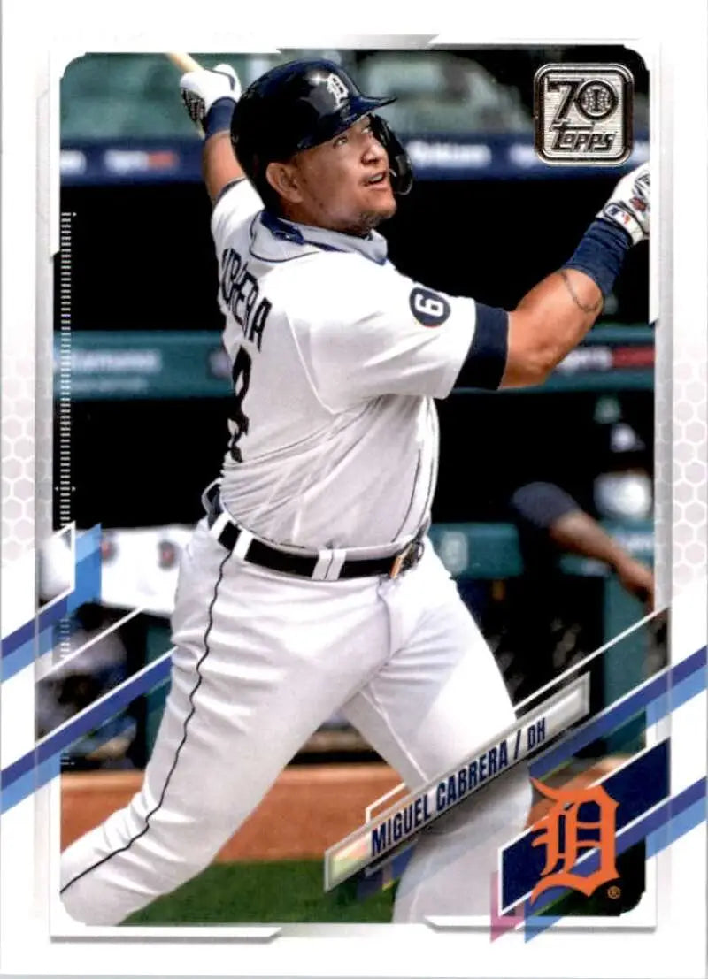 2021 Topps #291 Miguel Cabrera NM-MT Detroit Tigers Baseball Card - Baseball Card Single
