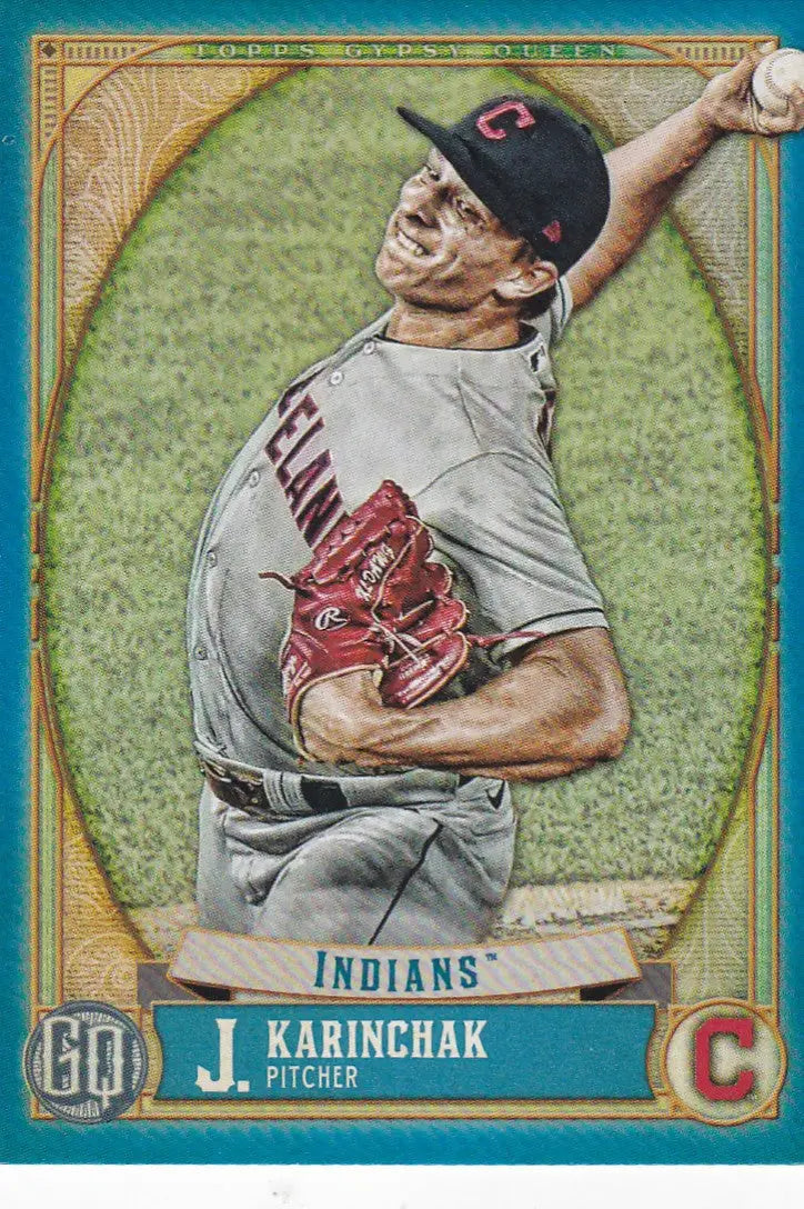 2021 TOPPS #293 GYPSY QUEEN JAMES KARINCHAK 135/150- CLEVELAND INDIANS - Baseball Card Single