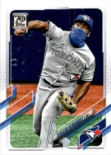 2021 Topps #299 Teoscar Hernandez NM-MT Blue Jays - Baseball Card Single
