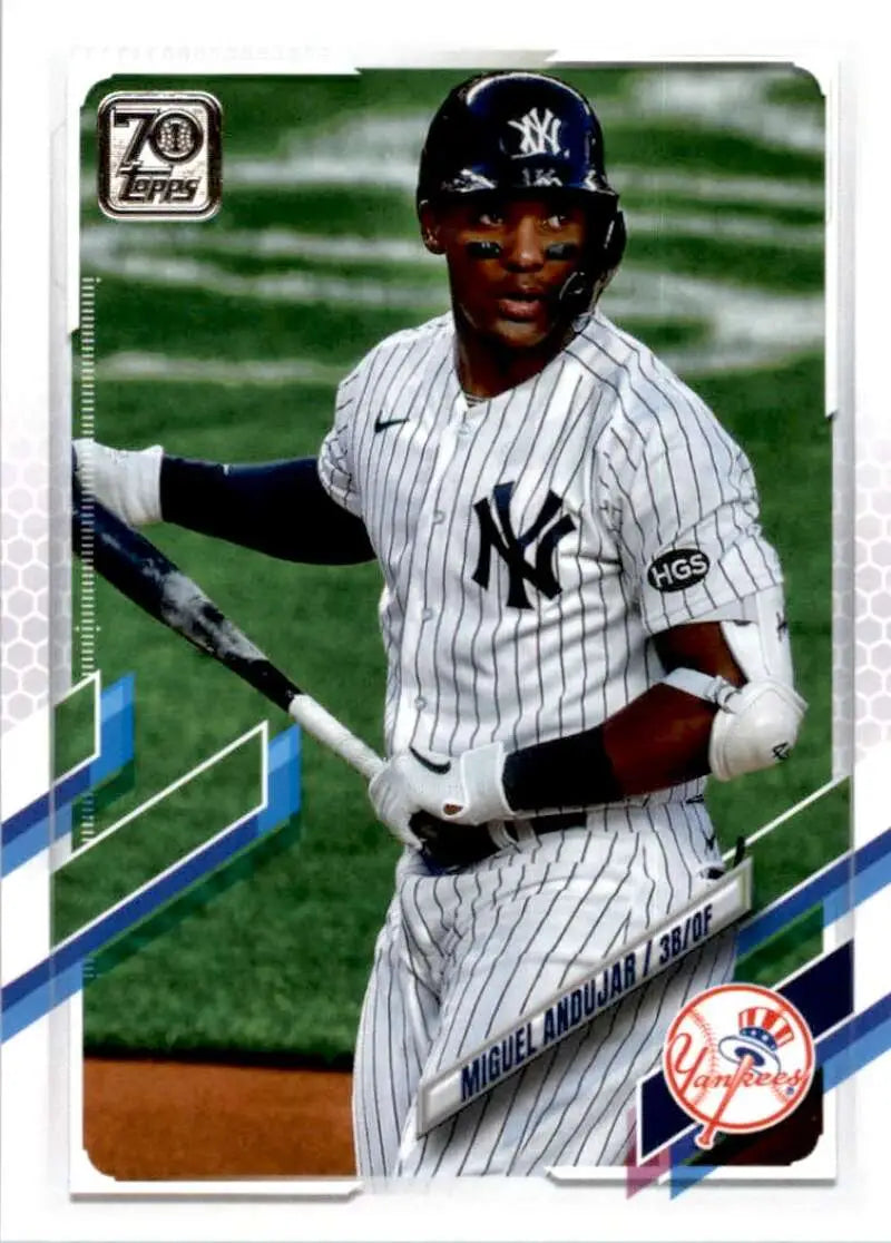 2021 Topps #30 Miguel Andujar NM-MT New York Yankees Baseball Card - Baseball Card Single