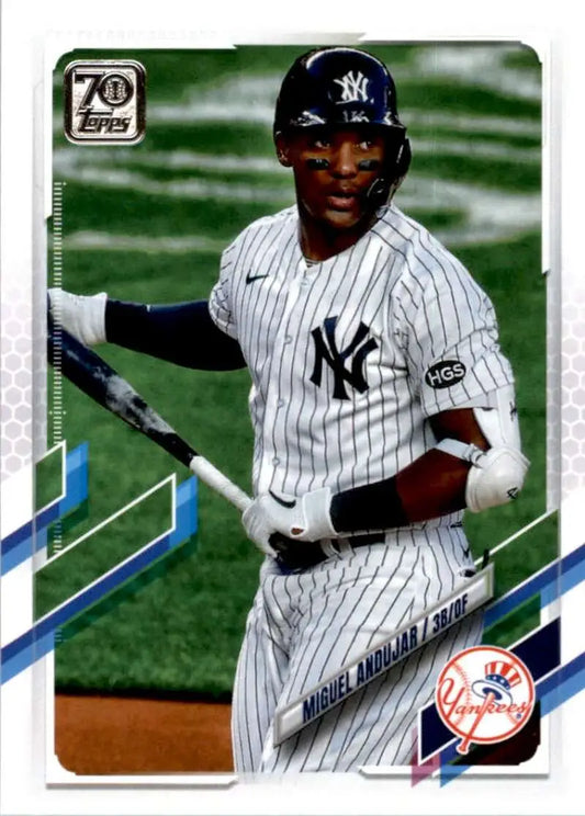 2021 Topps #30 Miguel Andujar NM-MT New York Yankees Baseball Card - Baseball Card Single