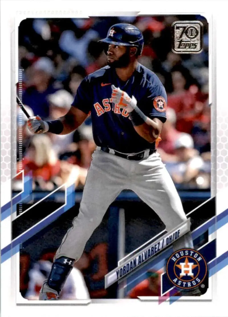 2021 Topps #300 Yordan Alvarez NM-MT Houston Astros Baseball Card - Baseball Card Single