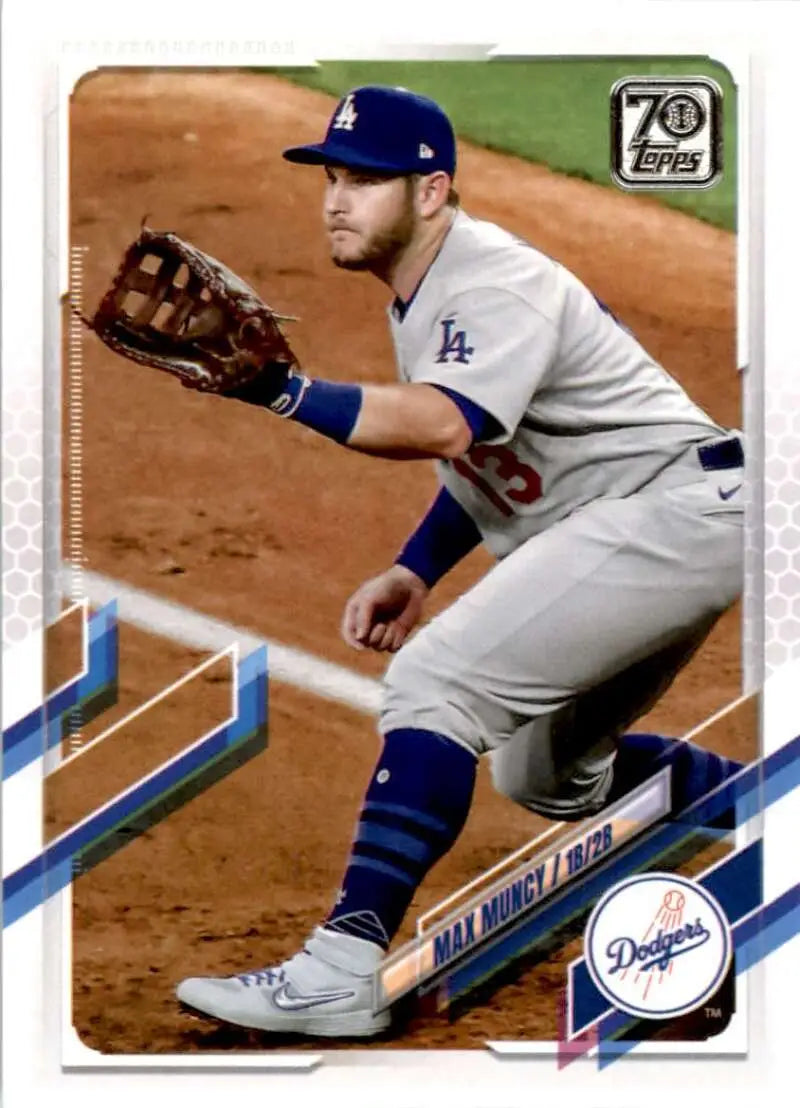 2021 Topps #302 Max Muncy NM-MT Los Angeles Dodgers Baseball Card - Baseball Card Single