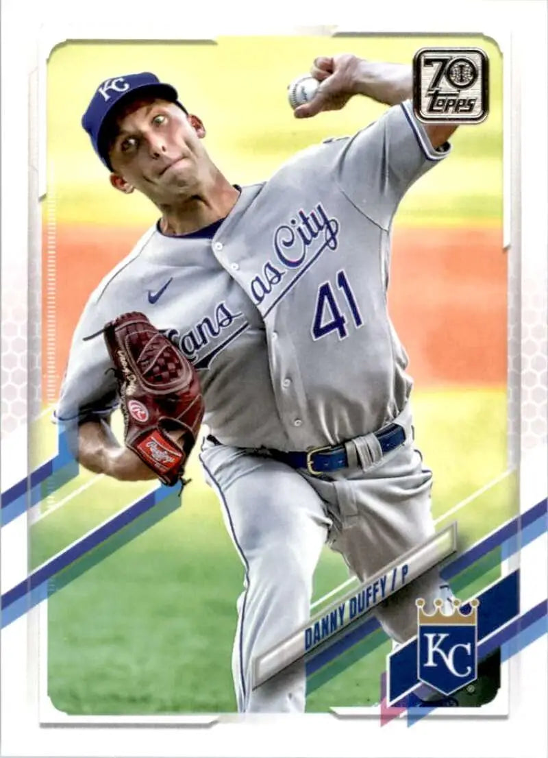 2021 Topps #304 Danny Duffy NM-MT Kansas City Royals Baseball Card - Baseball Card Single