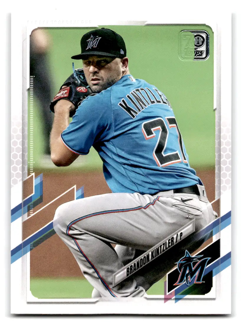 2021 Topps - #31 Brandon Kintzler Marlins - Baseball Card Single