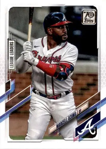 2021 Topps #312 Marcell Ozuna NM-MT Braves - Baseball Card Single