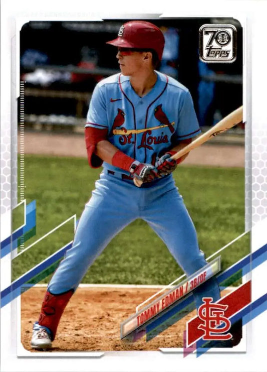 2021 Topps #314 Tommy Edman NM-MT St. Louis Cardinals Baseball Card - Baseball Card Single