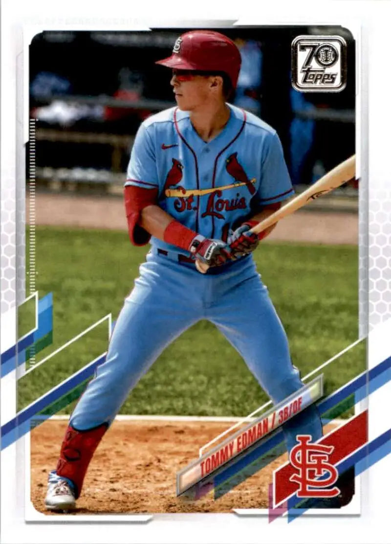 2021 Topps #314 Tommy Edman NM-MT St. Louis Cardinals Baseball Card - Baseball Card Single