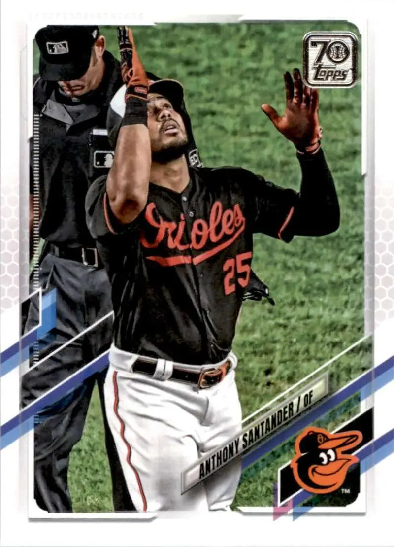 2021 Topps #320 Anthony Santander NM-MT Baltimore Orioles Baseball Card - Baseball Card Single
