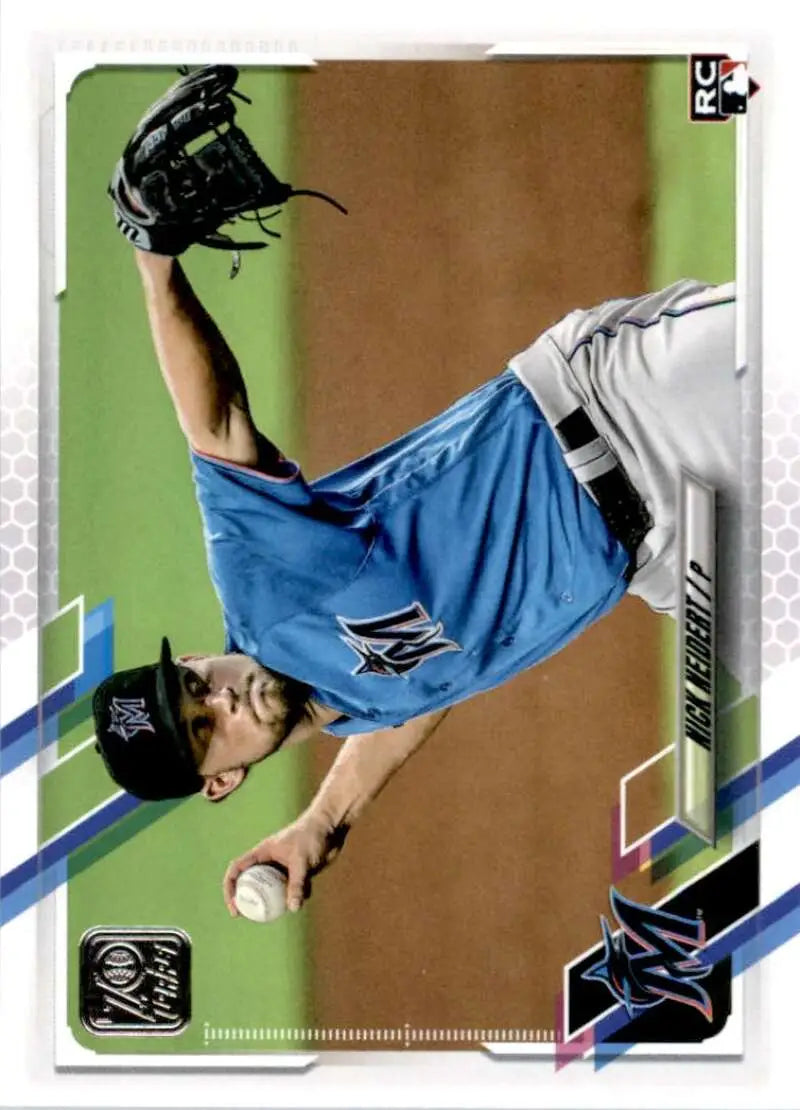 2021 Topps #324 Nick Neidert NM-MT RC Rookie Miami Marlins Baseball Card - Baseball Card Single