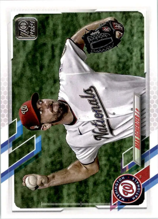 2021 Topps #325 Max Scherzer NM-MT Washington Nationals Baseball Card