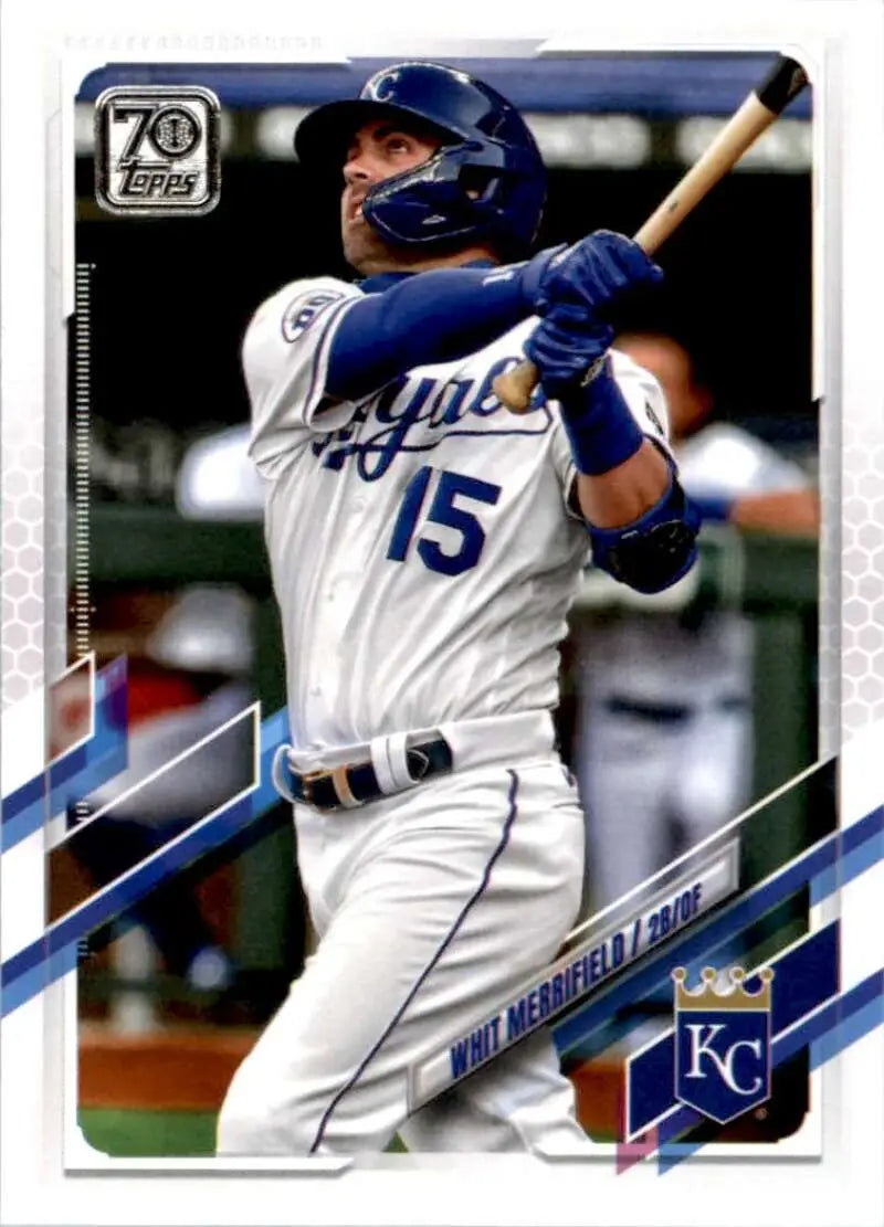 2021 Topps #327 Whit Merrifield NM-MT Kansas City Royals Baseball Card - Baseball Card Single