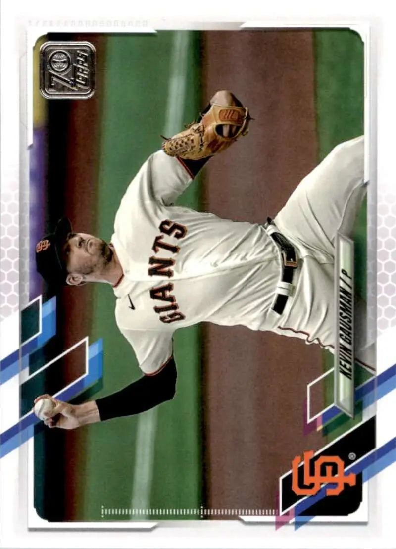 2021 Topps #328 Kevin Gausman NM-MT San Francisco Giants Baseball Card - Baseball Card Single