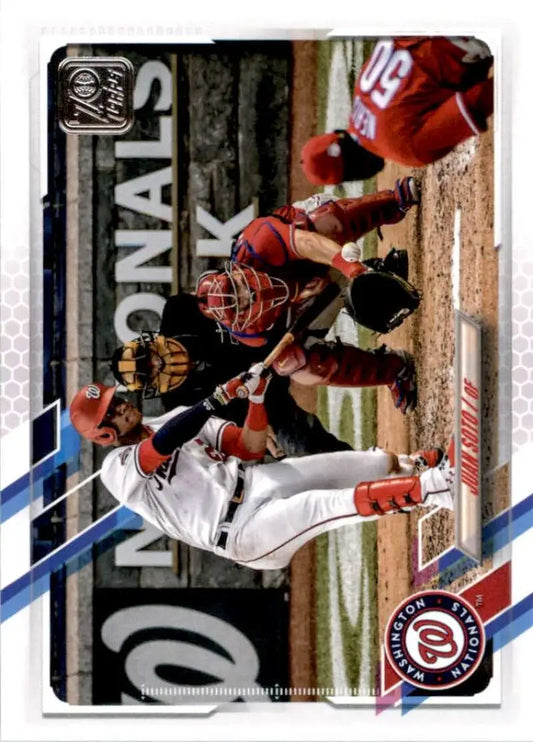 2021 Topps #330 Juan Soto NM-MT Washington Nationals Baseball Card - Baseball Card Single