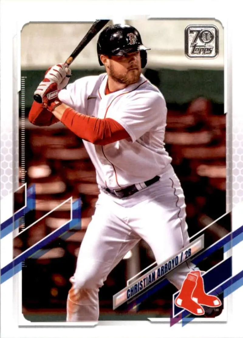 2021 Topps #338 Christian Arroyo NM-MT Boston Red Sox Baseball Card - Baseball Card Single