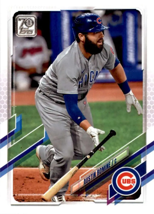 2021 Topps #342 Austin Romine NM-MT Chicago Cubs Baseball Card - Baseball Card Single
