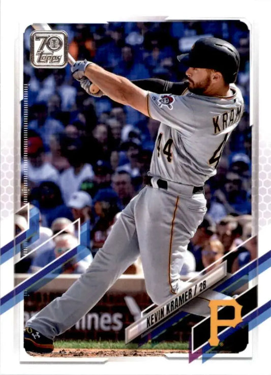 2021 Topps #344 Kevin Kramer NM-MT Pittsburgh Pirates Baseball Card - Baseball Card Single