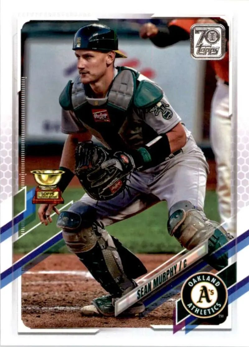 2021 Topps #349 Sean Murphy NM-MT Oakland Athletics Baseball Card - Baseball Card Single