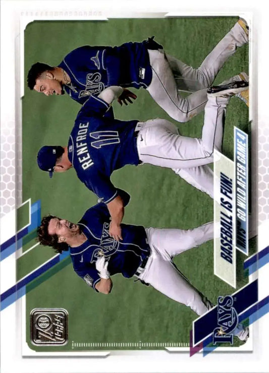 2021 Topps #353 Baseball is Fun NM-MT Tampa Bay Rays Baseball Card - Baseball Card Single